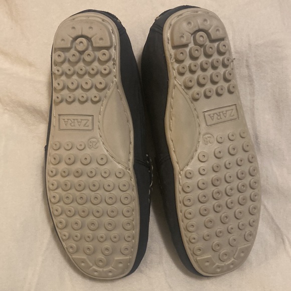 2 for $35 ZARA Loafers Boy’s Size 11.5 Zara Boys Collection Leather Loafers Shoe - Picture 15 of 16